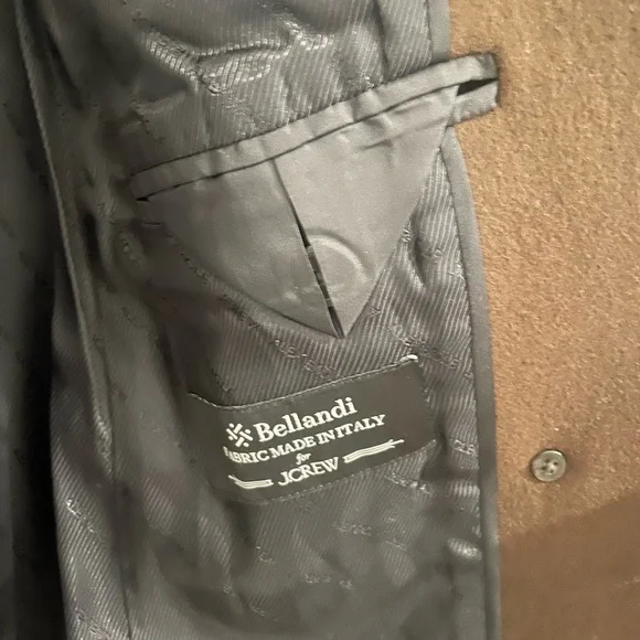 Alex Eagle X J. Crew Double-Breasted Overcoat Dark Brown Size 4 - Picture 13 of 13